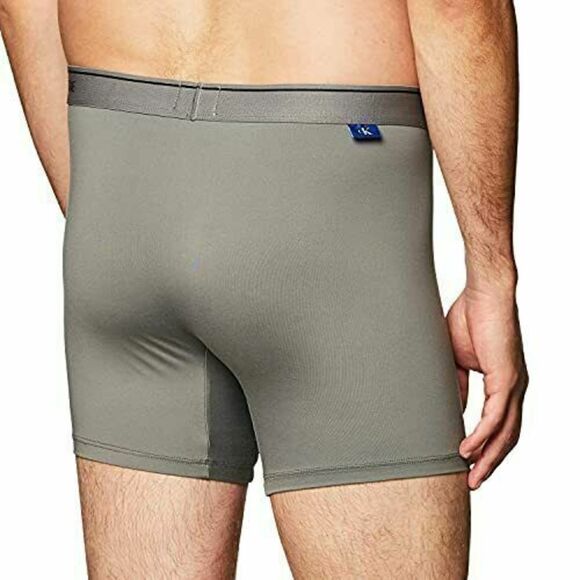 Calvin Klein NB2226021 Men's Size XL Gray Sky CK One Microfiber Boxer Briefs - Picture 7 of 7